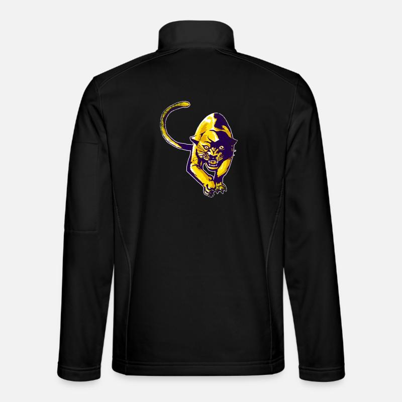 Golden Panther - Unisex Softshell Jacket - black