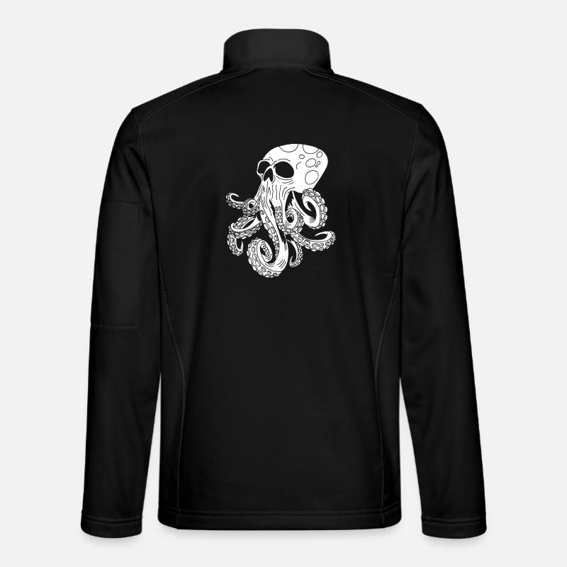 Octopus Skull - Unisex Softshell Jacket - black