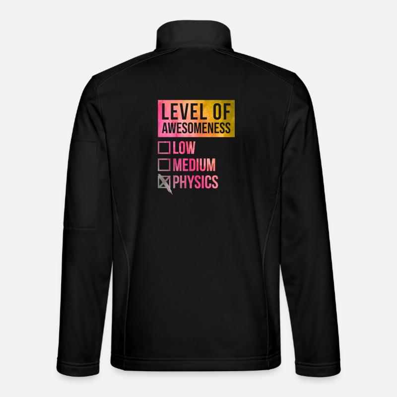 Fysik - Unisex softshelljakke - sort