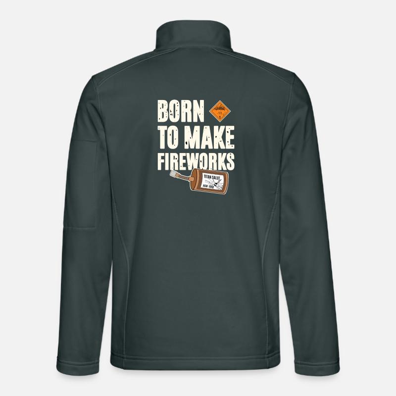 Born To Make Fireworks Unisex Softshell Jacket