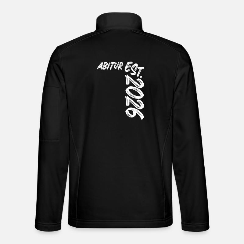 Abitur Est 2026  - Unisex Softshelljacke - Schwarz