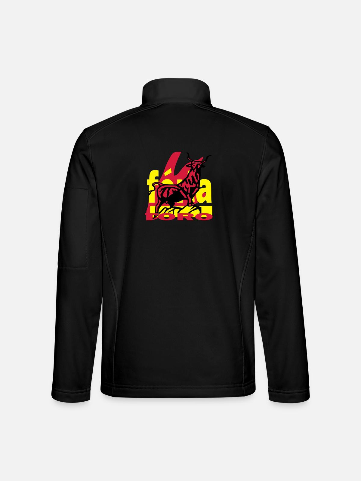 Feria 2 - Unisex Softshell Jacket - black - Back