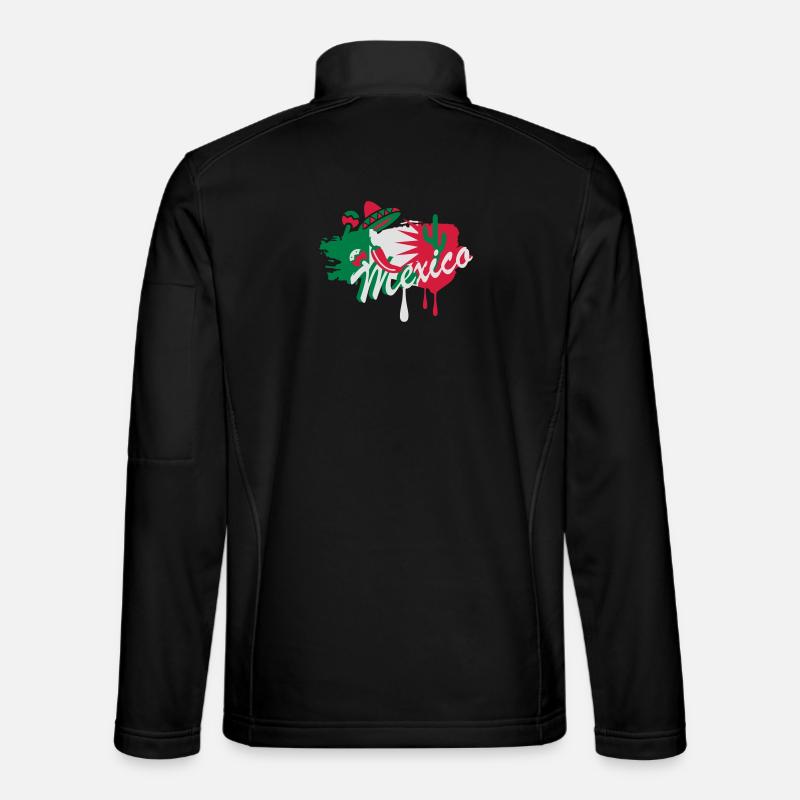 A Mexican Graffiti - Unisex Softshell Jacket - black