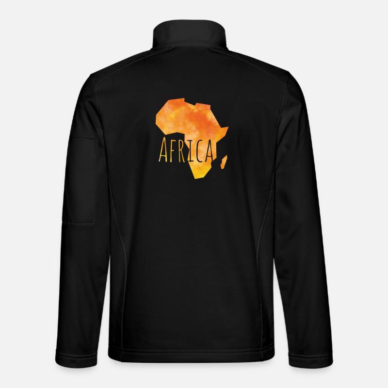 africa - Unisex Softshell Jacket - black