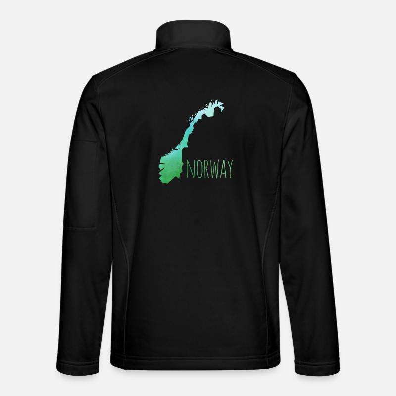 norway - Unisex Softshell Jacket - black