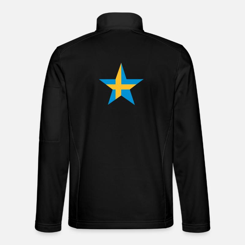 Swedish star - Unisex Softshell Jacket - black