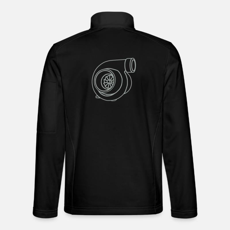 turbo - Unisex Softshelljacke - Schwarz