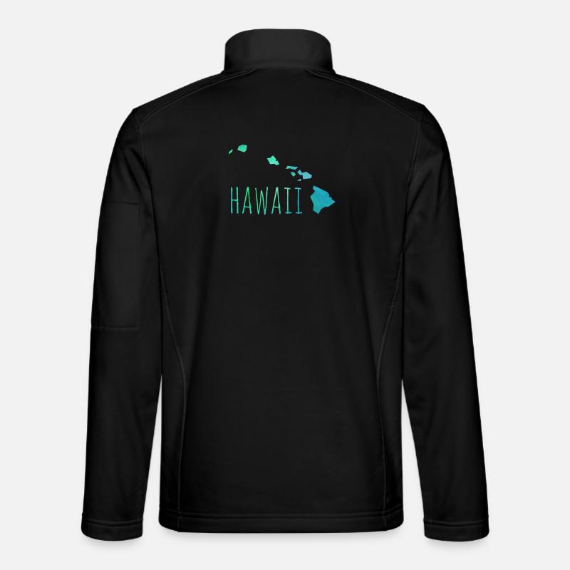hawaii - Unisex Softshell Jacket - black