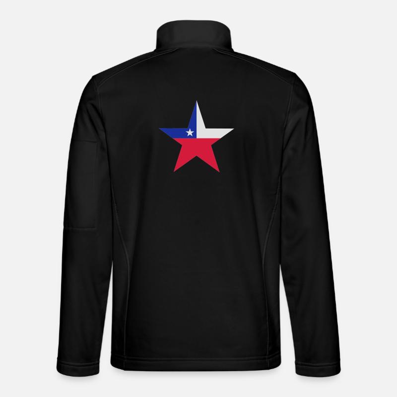 Chilenische Sterne - Unisex Softshelljacke - Schwarz