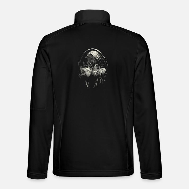 graffiti - Unisex Softshelljacke - Schwarz
