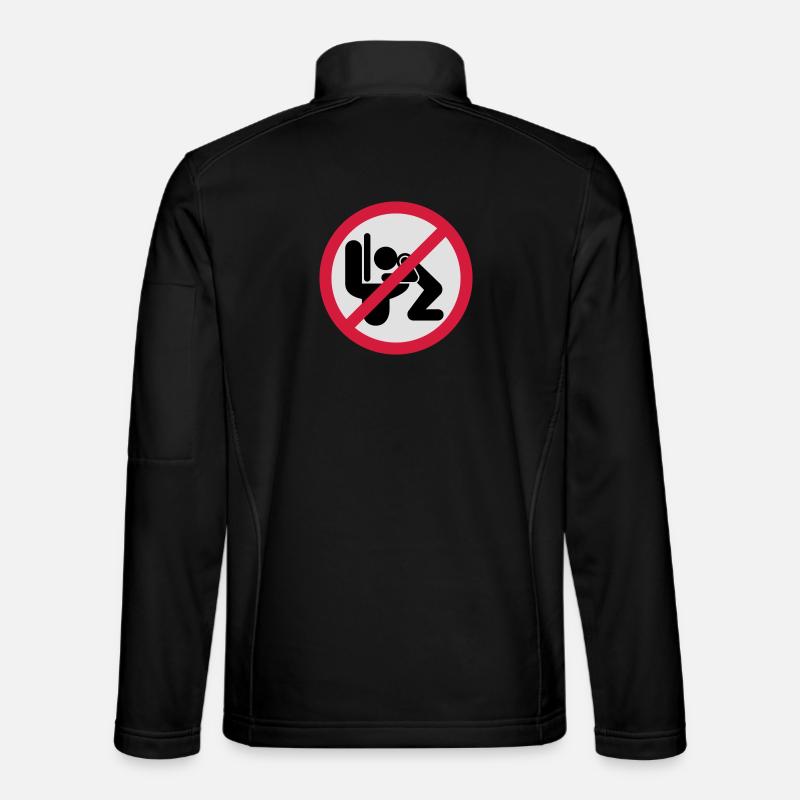 Kotzen verboten | puke | Spit | Vomit not allowed Unisex Softshell Jacket