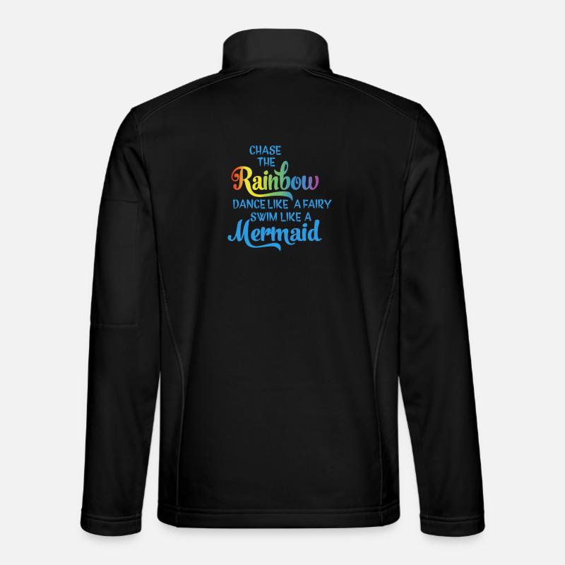 Follow the rainbow - Unisex Softshell Jacket - black