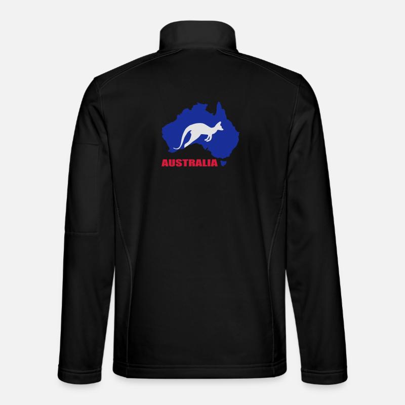 Australia - Unisex Softshell Jacket - black