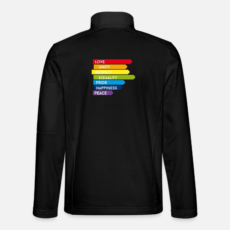 gay pride csd Regenbogen homo Parade stolz ehe lol Unisex Softshelljacke