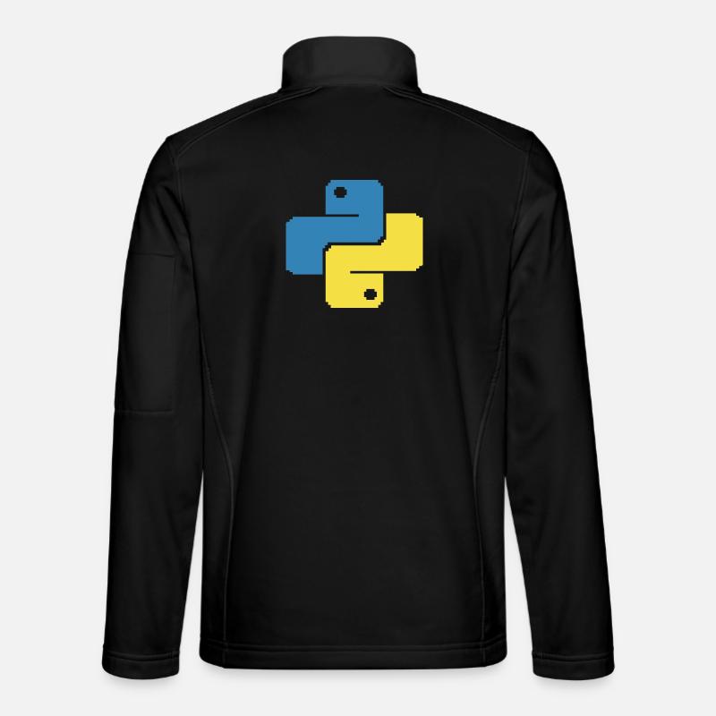 Python Pixelart Unisex Softshelljacke