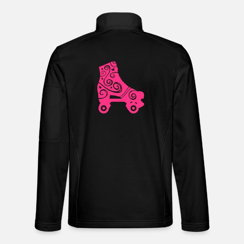 Patin à roulettes décoré Veste en tissu softshell Unisexe