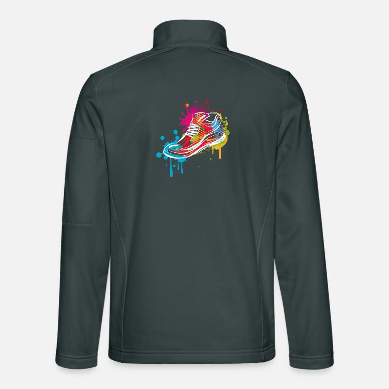 Graffiti Sneaker Veste en tissu softshell Unisexe
