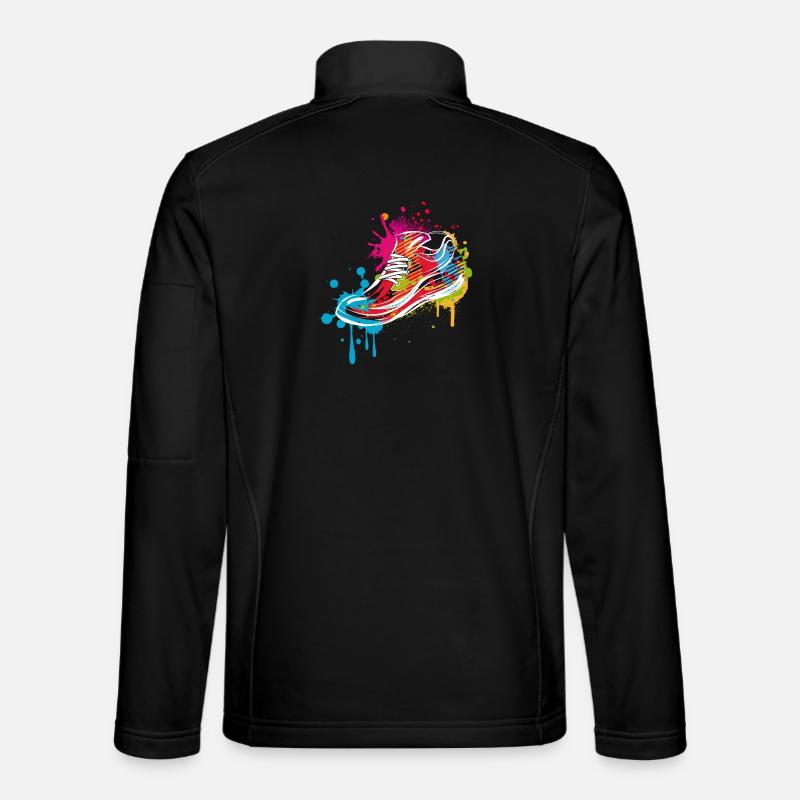 Sneaker Graffiti - Unisex Softshell Jacket - black