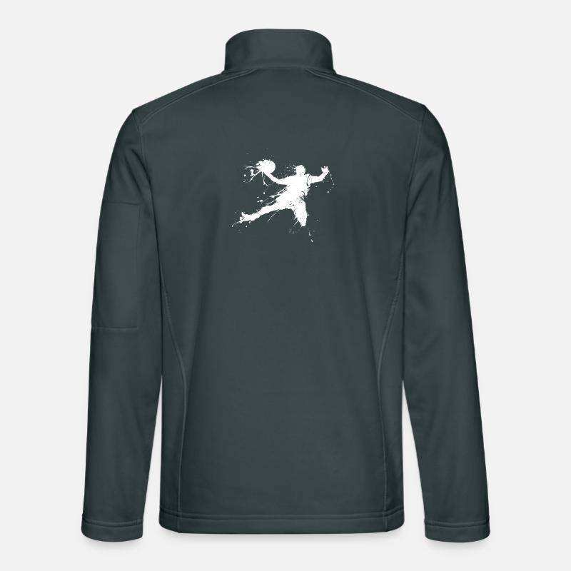 Slam Dunking Basketteur Veste en tissu softshell Unisexe