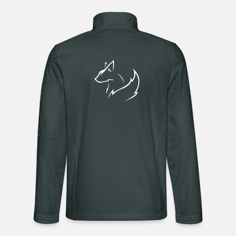 white fox Unisex Softshell Jacket