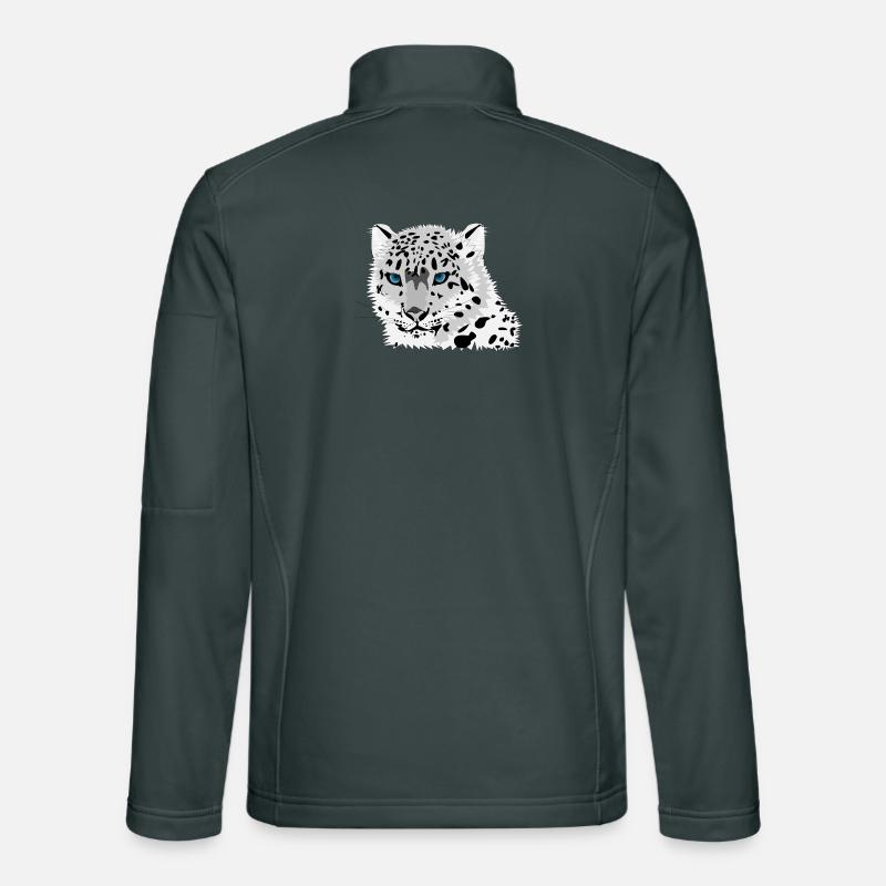 Chat de Léopard Veste en tissu softshell Unisexe