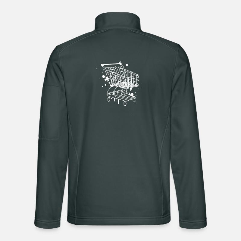 Panier d'achat graffiti Veste en tissu softshell Unisexe