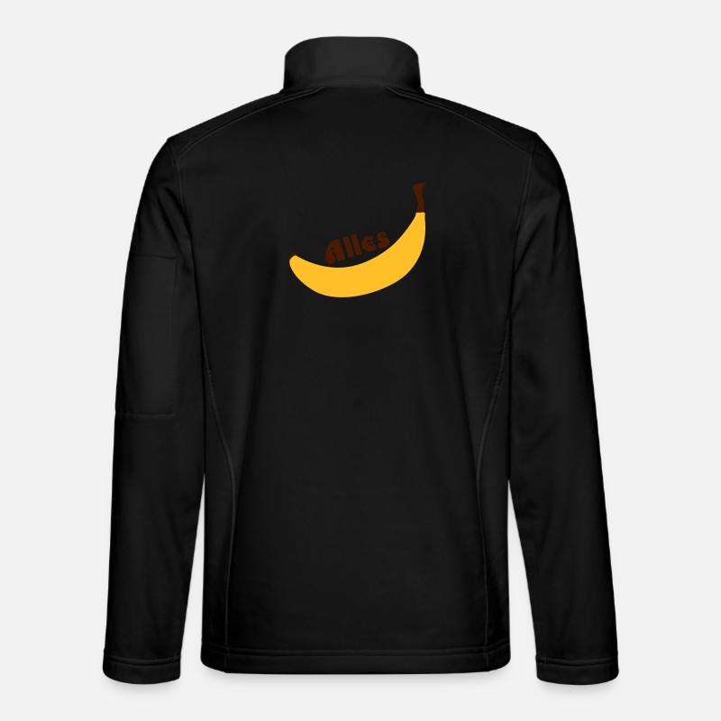 alles banane - Unisex Softshelljacke - Schwarz