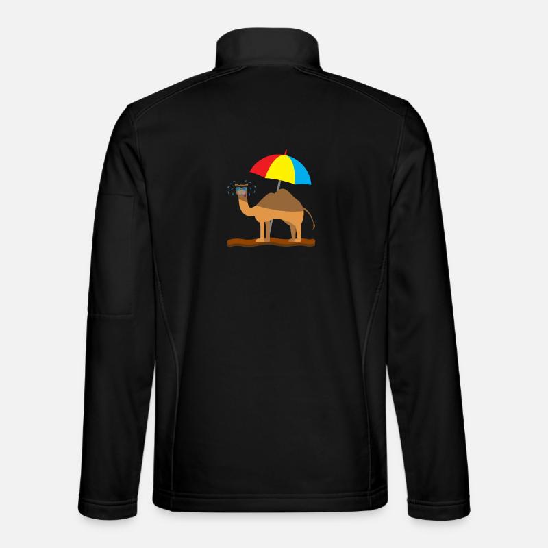 Kindershirt Kamel Kindermotiv schwitzendes Kamel Unisex Softshelljacke