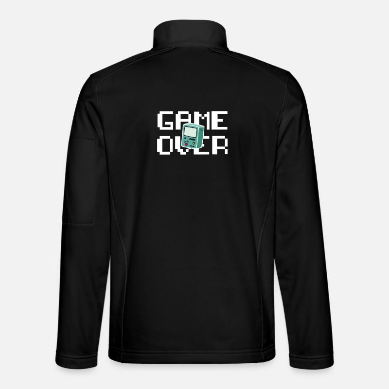 Game Over Retrogaming - Unisex Softshelljacke - Schwarz