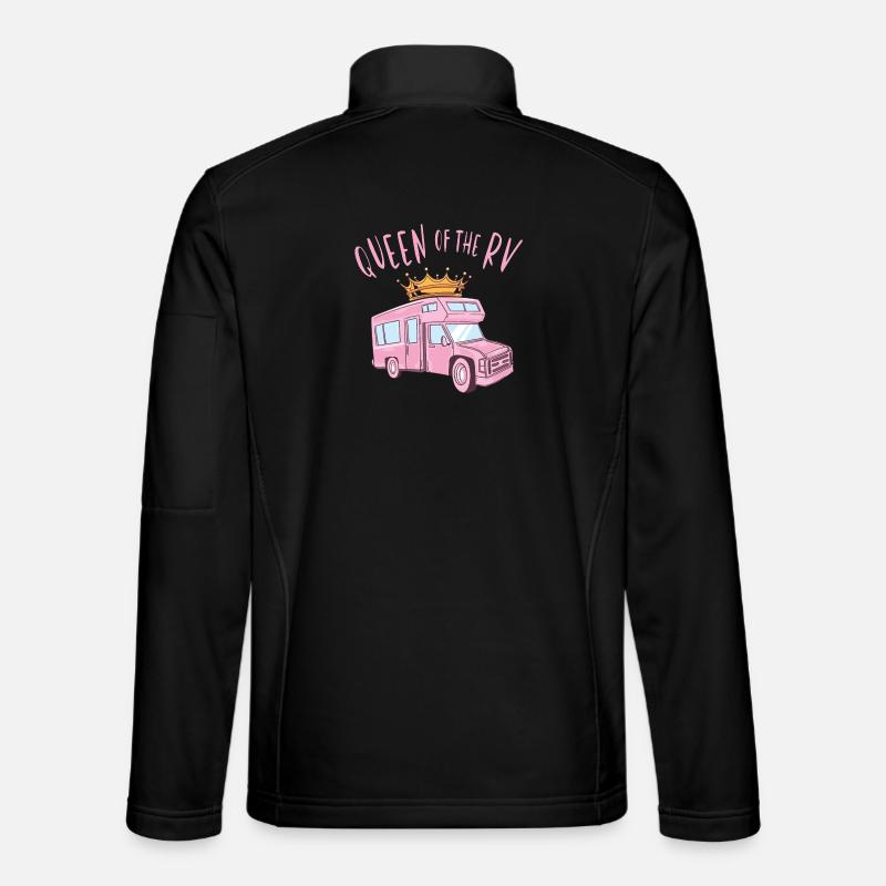Königin des Camper - Unisex Softshelljacke - Schwarz