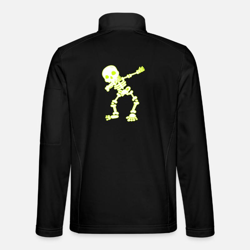 Halloween Dab Dance Skeleton I Dabbender spirit Unisex Softshell Jacket