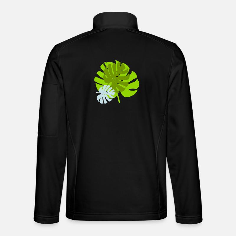 leaves - Unisex Softshell Jacket - black