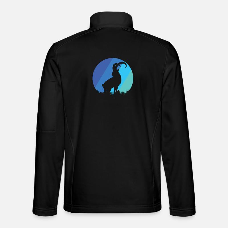Steinbock - Unisex Softshelljacke - Schwarz