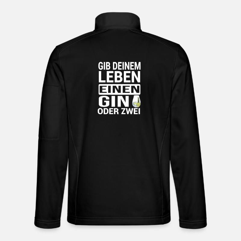 GIN - Unisex Softshelljacke - Schwarz