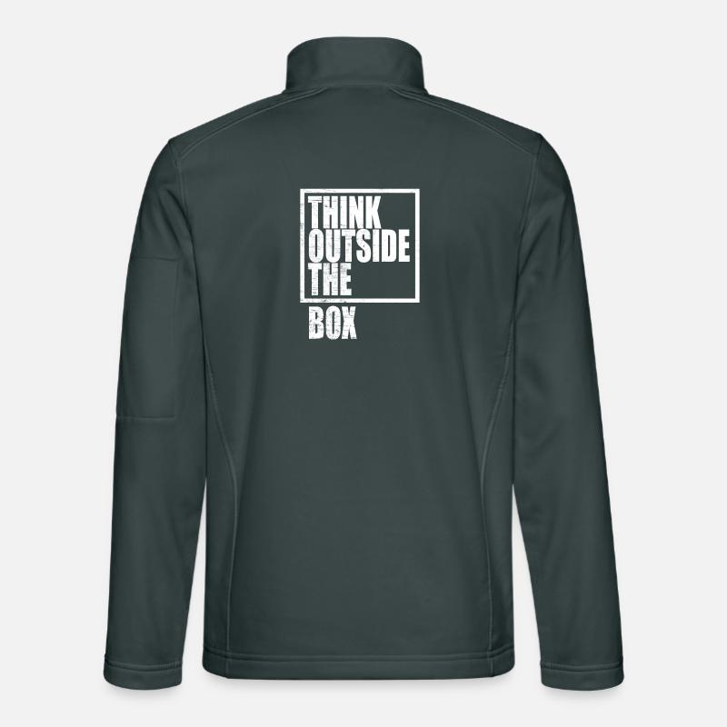 Think Outside The Box / Design Thinking Unisex Softshelljacke