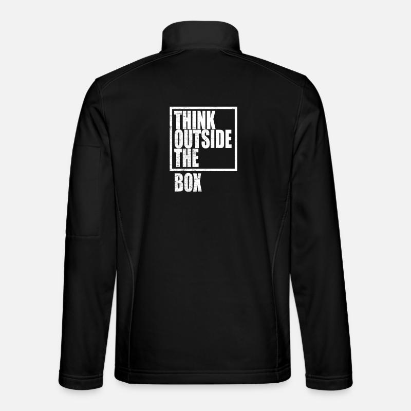 Think Outside The Box / Design Thinking Veste en tissu softshell Unisexe