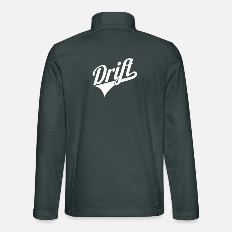 Logo de lettrage dérivé Veste en tissu softshell Unisexe