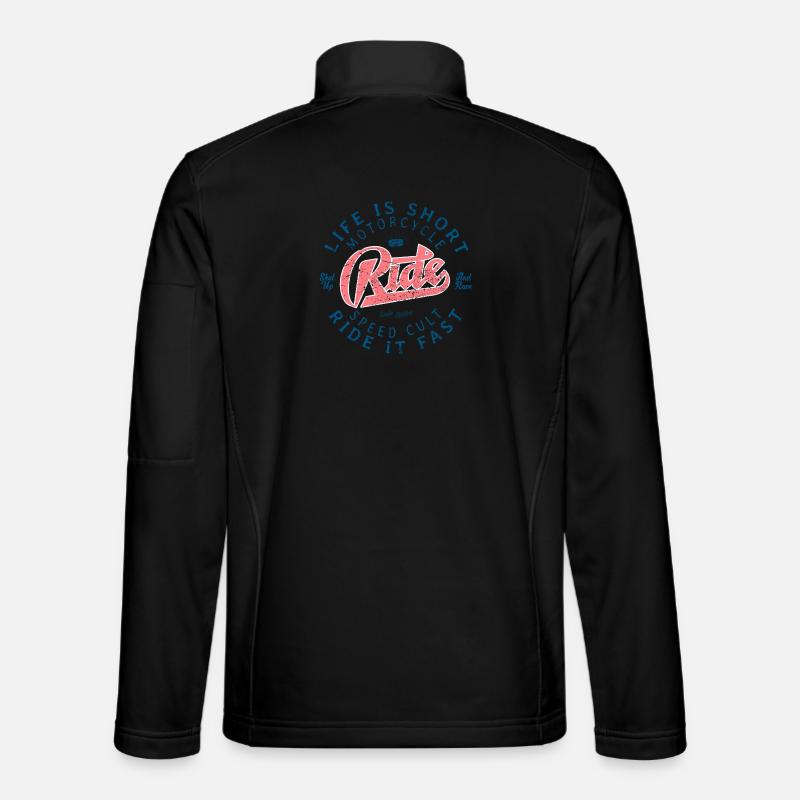 Motorcycle Speed Cult - Unisex Softshelljacke - Schwarz