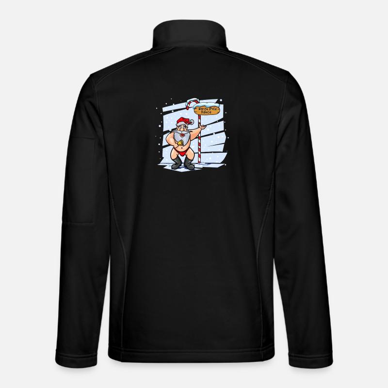 Doux Père Noël Pôle Nord Noël De Noël Veste en tissu softshell Unisexe