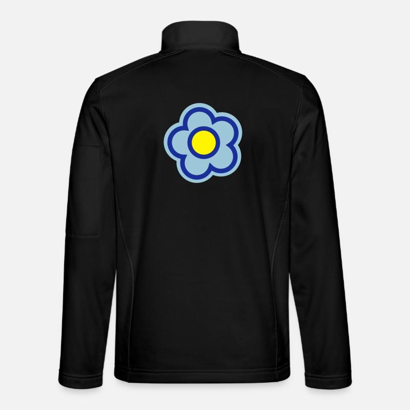 blume frühling sommer - Unisex Softshelljacke - Schwarz