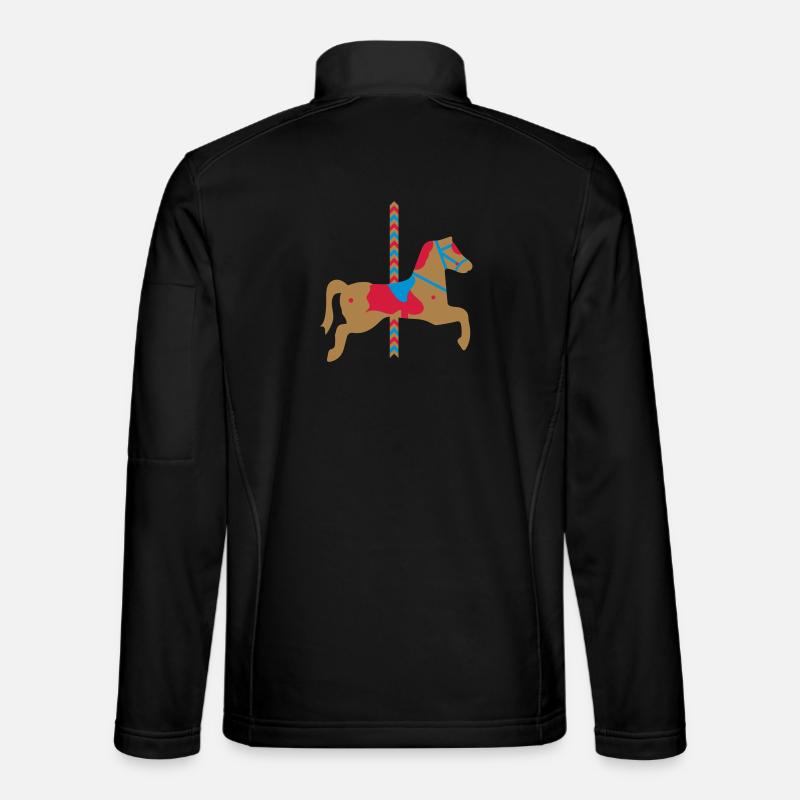 Karussellpferd Unisex Softshelljacke
