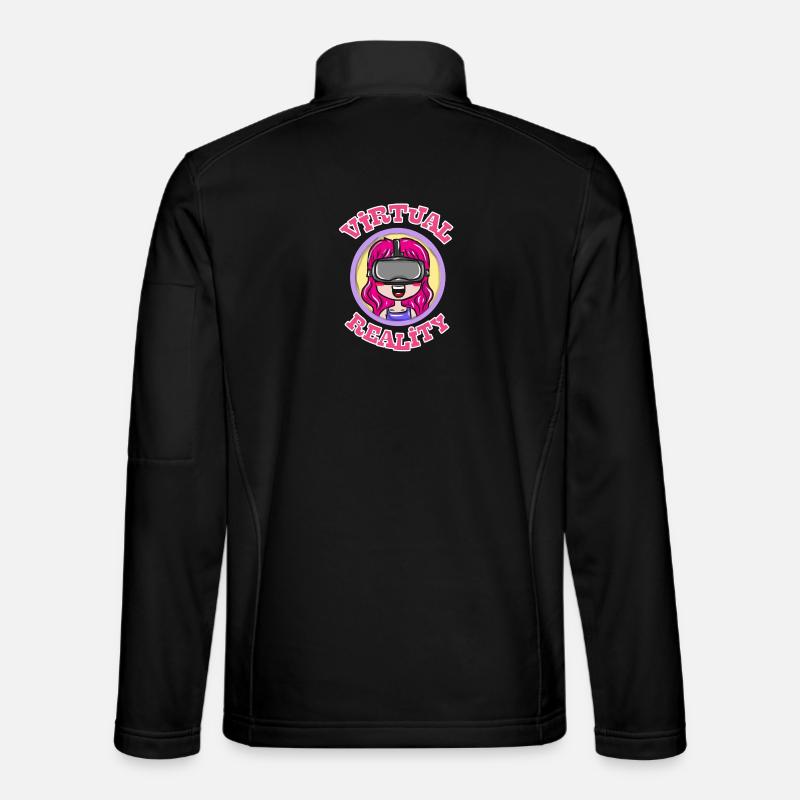Cadeau de jeu - Veste en tissu softshell Unisexe - noir
