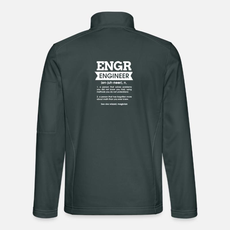 Engr Engineer Defintion Noun Gift Engineer Unisex Softshell Jacket
