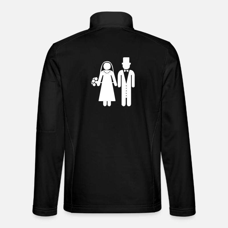 Ein Hochzeitspaar - Unisex Softshelljacke - Schwarz