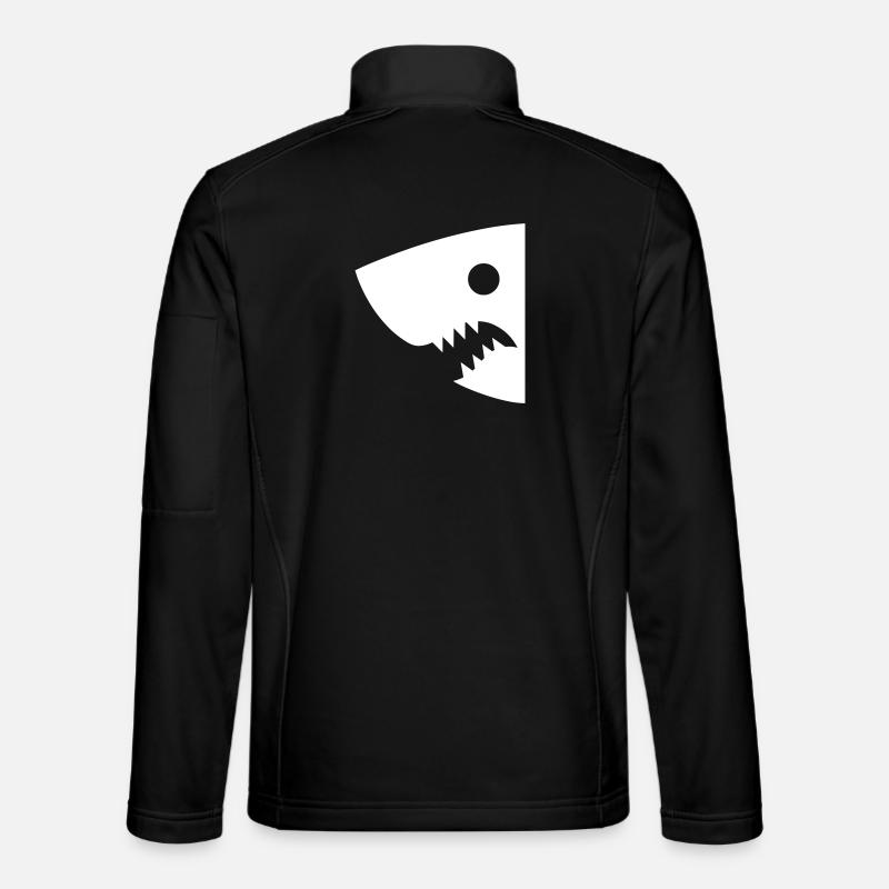 Tête de requin - Veste en tissu softshell Unisexe - noir