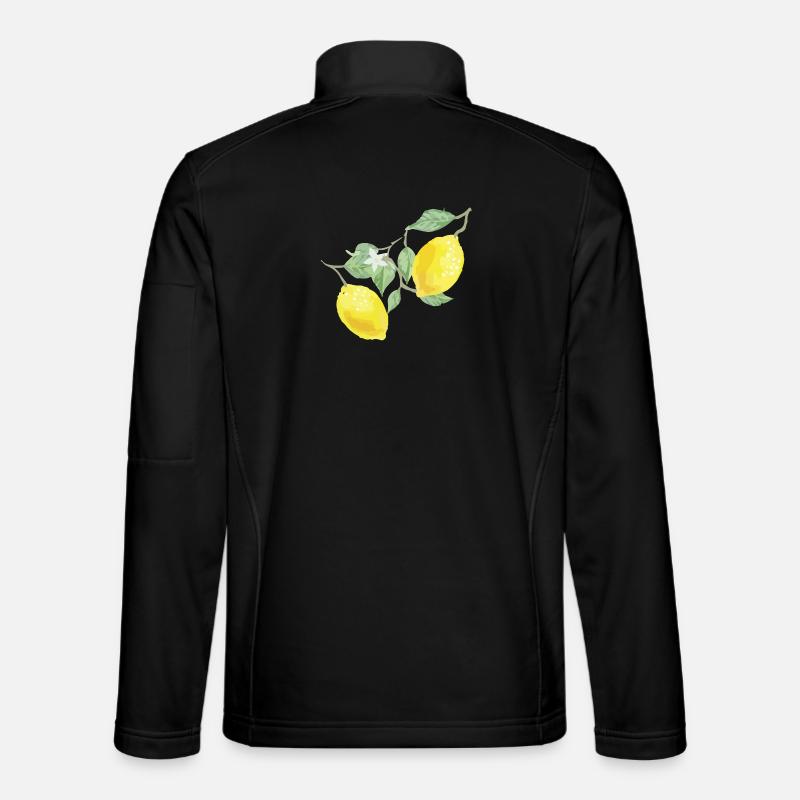 Lemons - Unisex Softshell Jacket - black