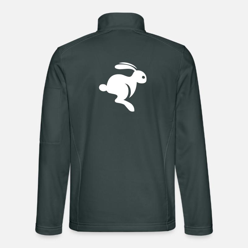 Un lapin charmant Veste en tissu softshell Unisexe
