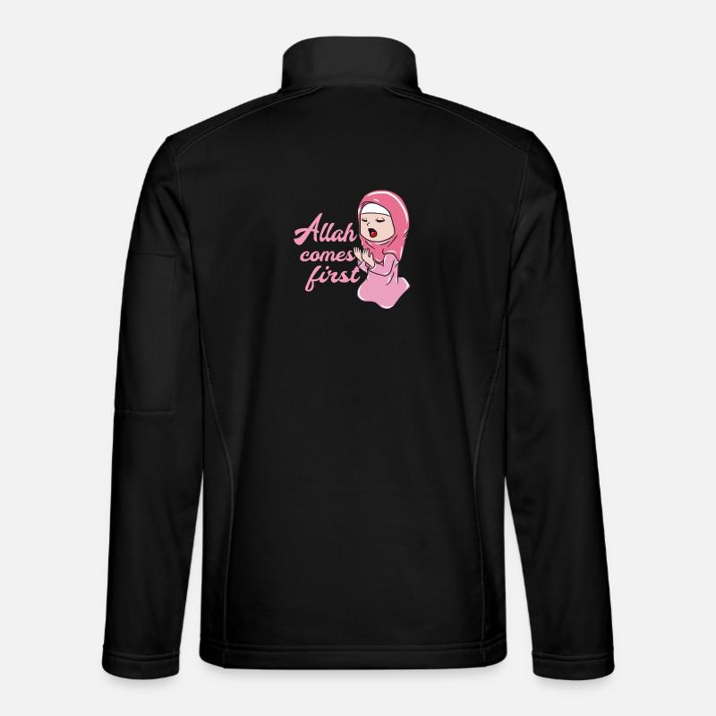 Muslim Islam Allah - Unisex Softshell Jacket - black