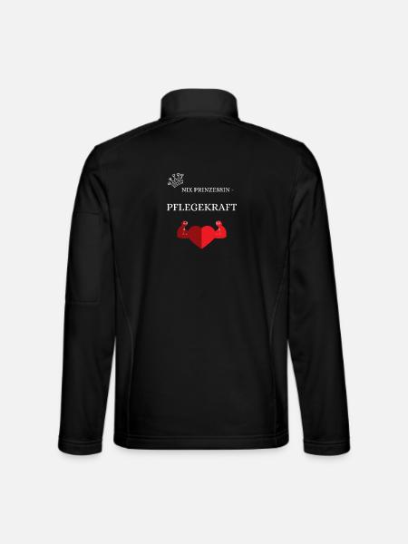 Nix Prinzessin - Pflegekraft - Unisex Softshelljacke - Schwarz