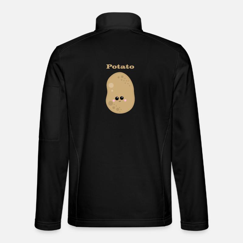 Potato - Unisex Softshelljacke - Schwarz